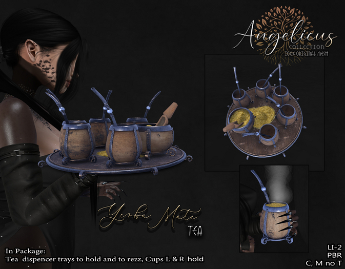 .AngelicUs. Yerba mate tea set 