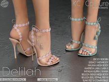 -KC- DELILAH HEELS / 55 COLORS FATPACK