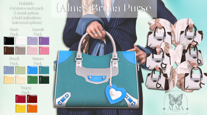 {Alma} Bruna Purse (Kawaii Pack)