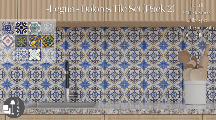 Legna - Dolores Tile Set (Pack 2)