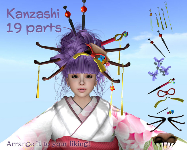 Japanese Kanzashi