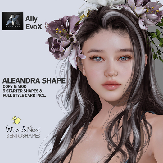 AKERUKA ALLY SHAPE - { wren's nest } - Aleandra