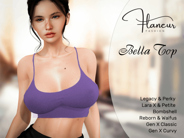 [Flaneur] Bella Top Violet