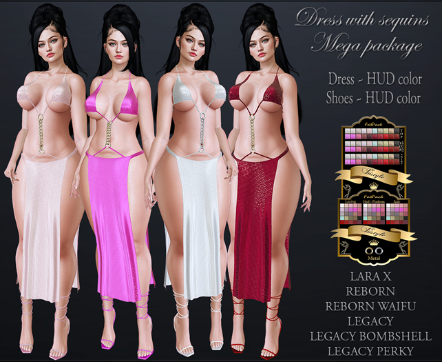 InStyle *Sequin  Dress & HEELS* ~Mega Pack