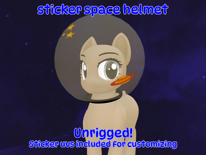 [OP] Sticker space helmet By Far-Off Pawductions