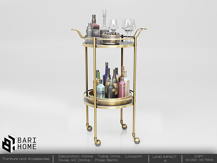 [BARI HOME] Mini Bar Gormlaith