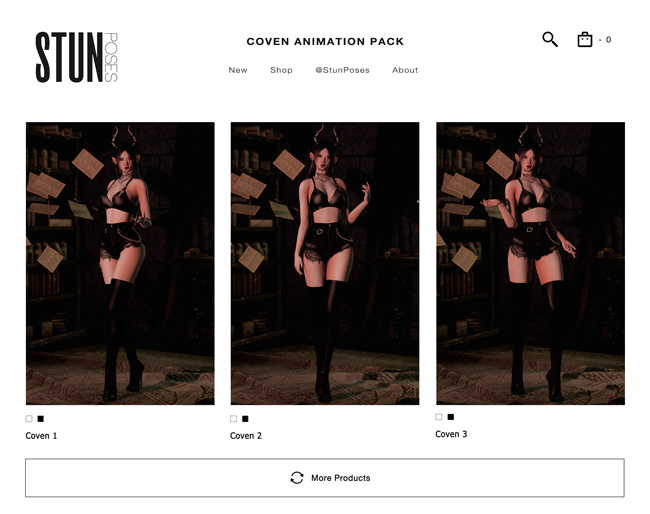 STUN - Anim Pack Collection Bento 'Coven' #40