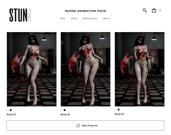 STUN - Anim Pack Collection Bento 'Nurse' #38