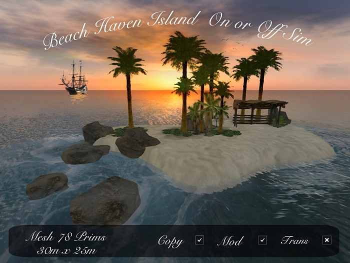 K&D Landscaping: Beach Haven Island - On or Off-Sim