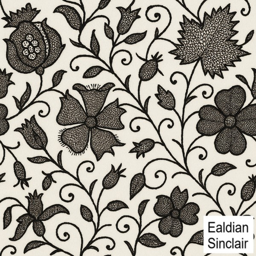 Blackwork Seamless Texture