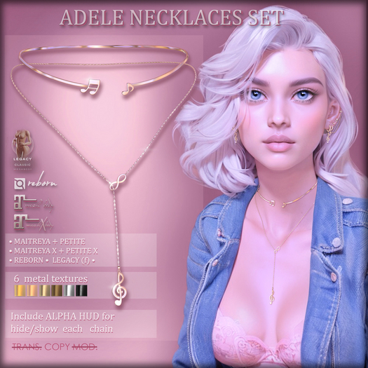 *AvaWay* ADELE Necklaces Set