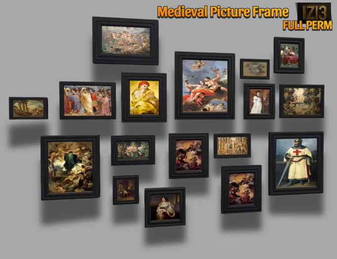 Medieval Picture Frame - Mesh Full Perm