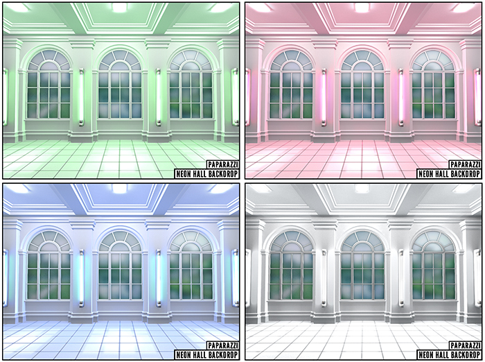 Paparazzi - Fatpack - Neon Hall BACKDROPS