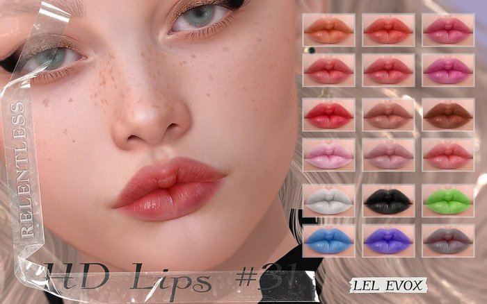 RELENTLESS HD LIPS #31 [LEL EVOX]