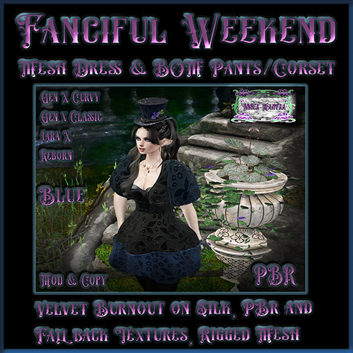 +Inner Mantra+ Fanciful Weekend BLUE{Box} Add me to Unpack!