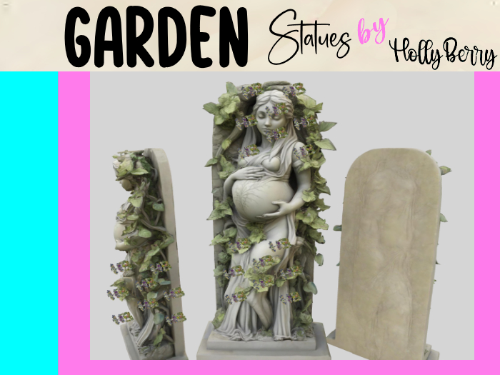 HB: Stone Pregnancy Statue FuLL PERM