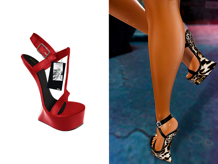 [Brior] Marrah Heels - (Red)