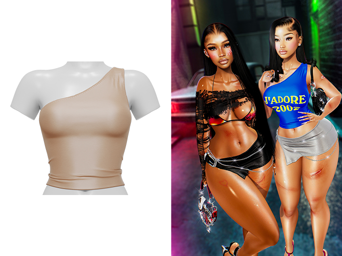 [Brior] Marrah Halter Top - (Nude)