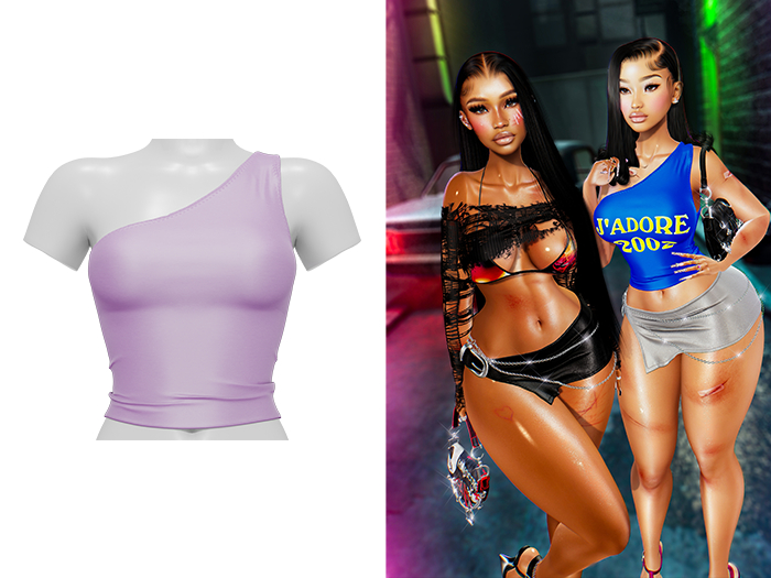 [Brior] Marrah Halter Top - (Purple)