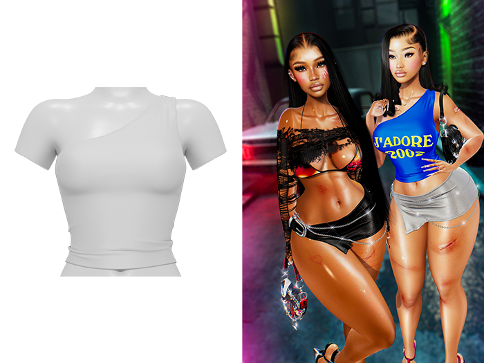 [Brior] Marrah Halter Top - (White)