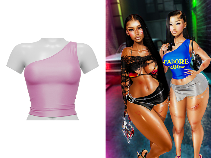 [Brior] Marrah Halter Top - (Pink)