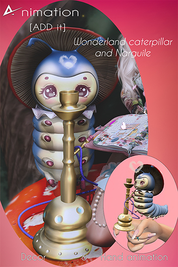 ❤️❤️Akikazu Wonderland Caterpillar Animation & Decor❤️❤️