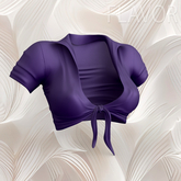 Purple Y2K WAIFUS TOP