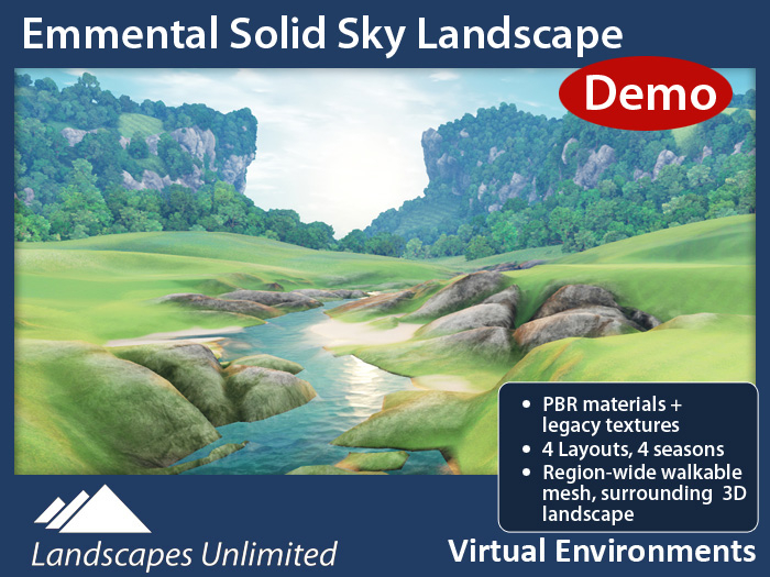 [DEMO][PBR] Emmental Solid Sky Landscape 8.0