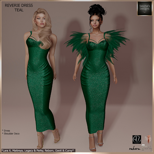 SAS - Reverie Teal Dress (LaraX & MB)  