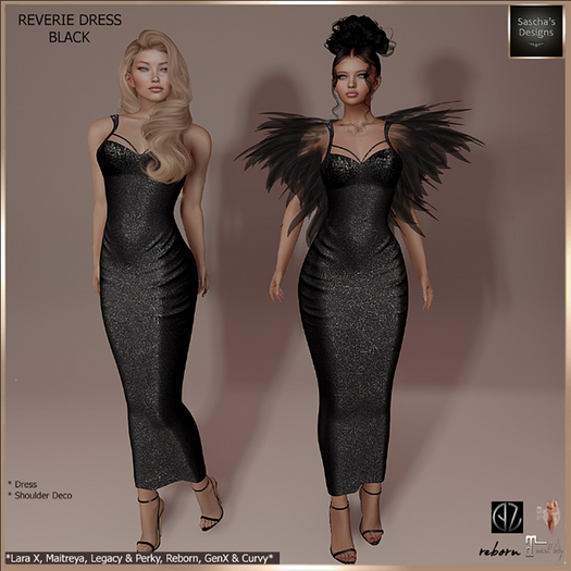SAS - Reverie Black Dress (LaraX & MB)  