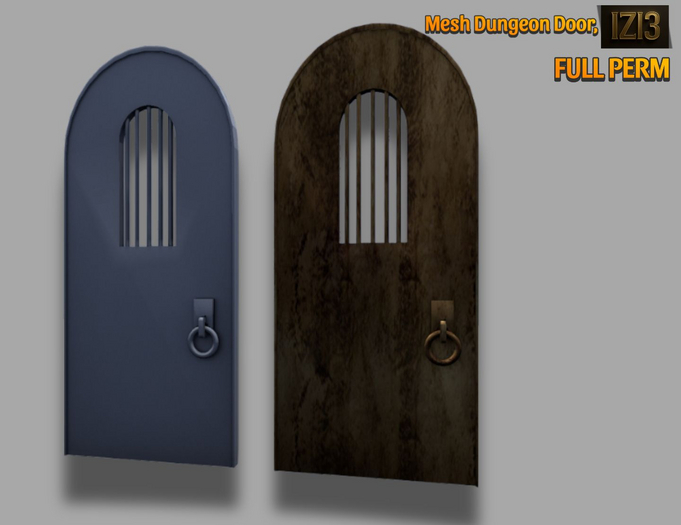 Mesh Dungeon Prison Door - Full Perm