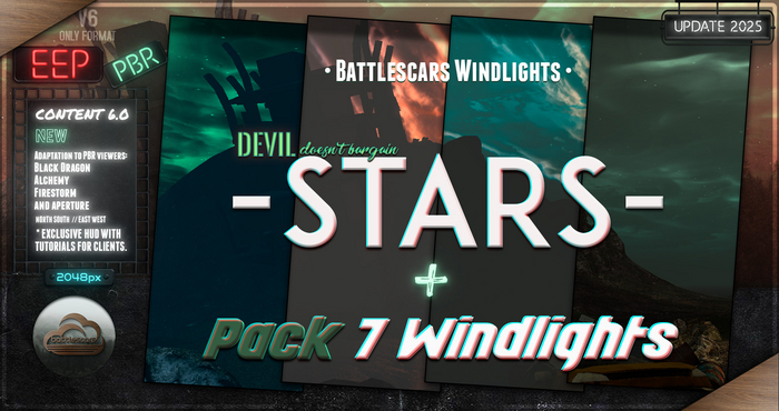 - BATTLESCARS WINDLIGHTS - STARS - DEVIL 6.0 (EEP / PBR)