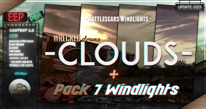 - BATTLESCARS WINDLIGHTS - CLOUDS - WRECKED (DRAMA) 6.0 (EEP / PBR)