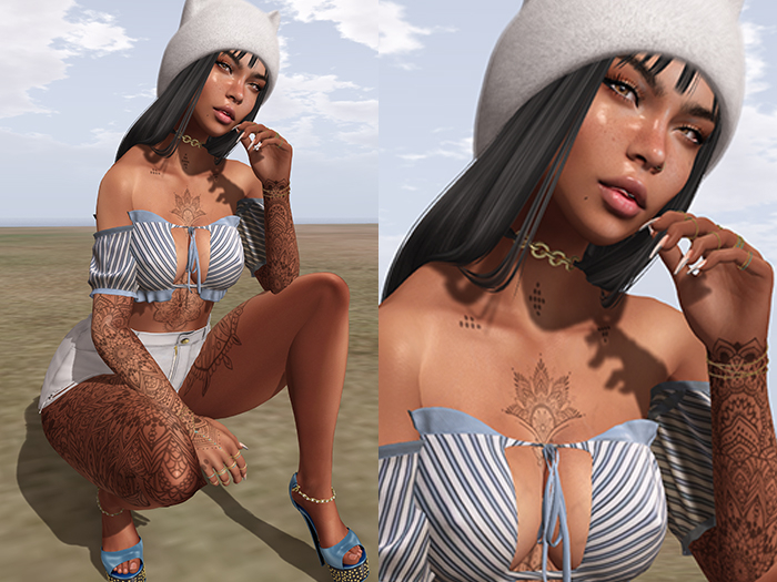 BG Poses - Squatting