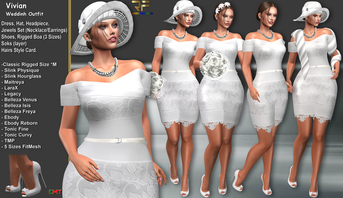 R.F. - VIVIAN - Wedding UD* Outfit 