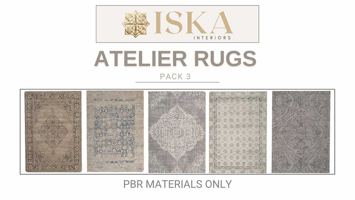 [ISKA] Atelier Rugs - Pack 3 - [PBR][Boxed]