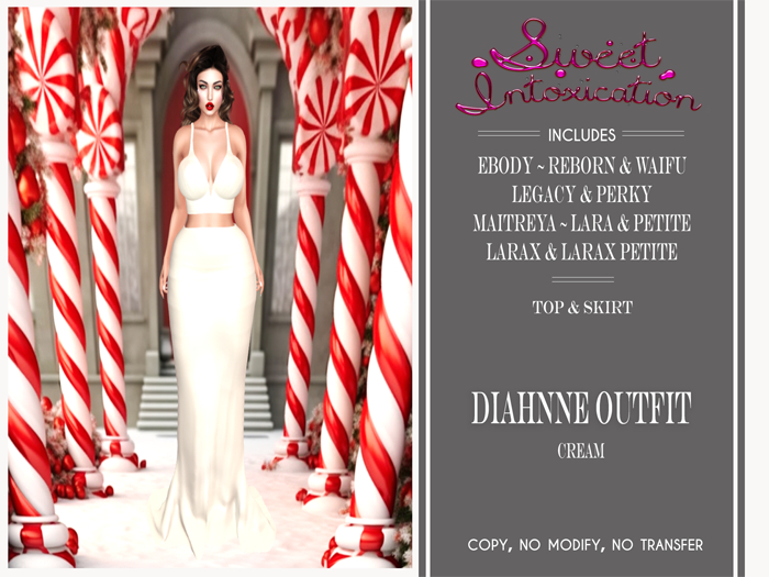 ::Sweet Intoxication:: Diahnne Outfit - Cream
