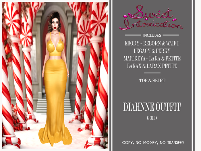 ::Sweet Intoxication:: Diahnne Outfit - Gold