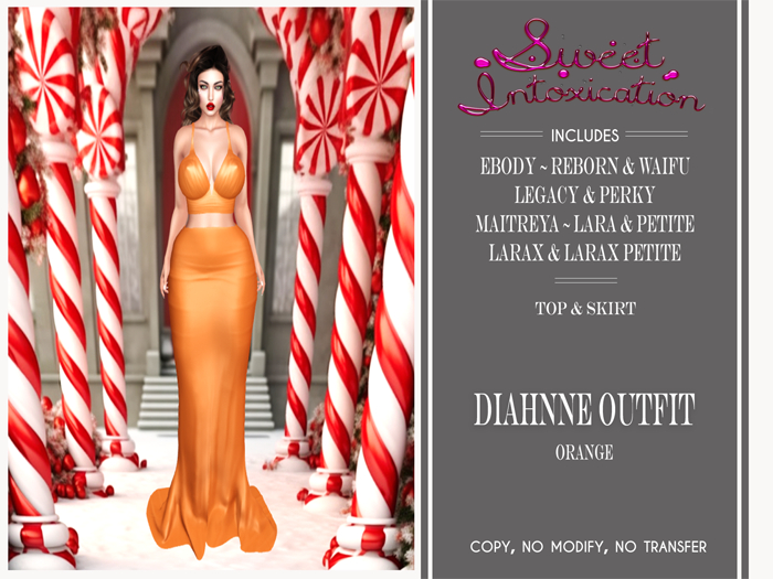 ::Sweet Intoxication:: Diahnne Outfit - Orange