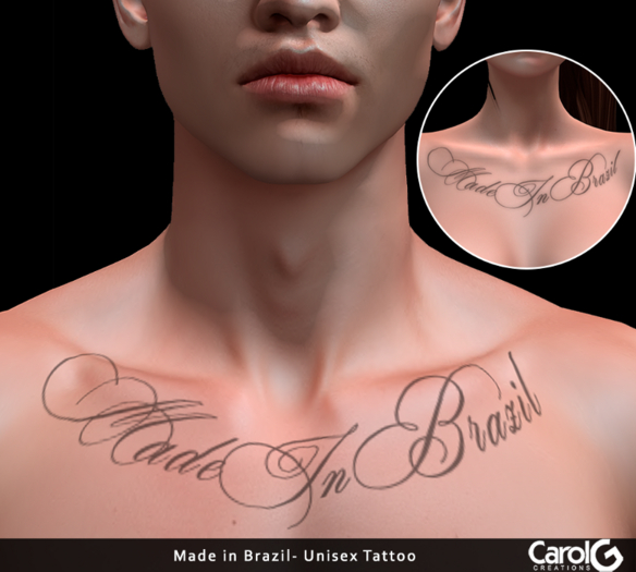[CAROLG] Made In Brazil - Unisex Tattoo  