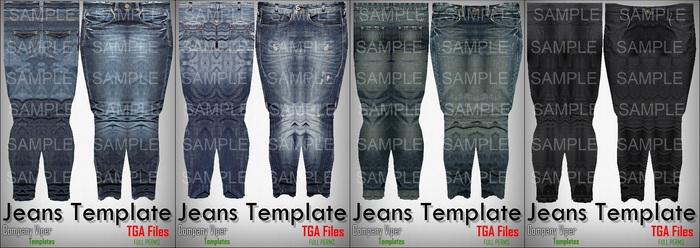 Kit Jeans Templates