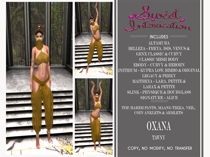 ::Sweet Intoxication:: Oxana Outfit - Tawny