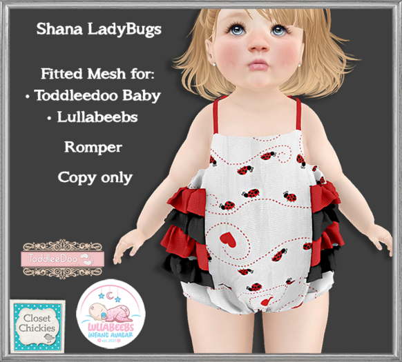 *CC* Shana LadyBugs  (fitted TDB/LB) add me
