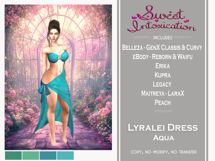 ::Sweet Intoxication:: Lyralei Dress - Aqua