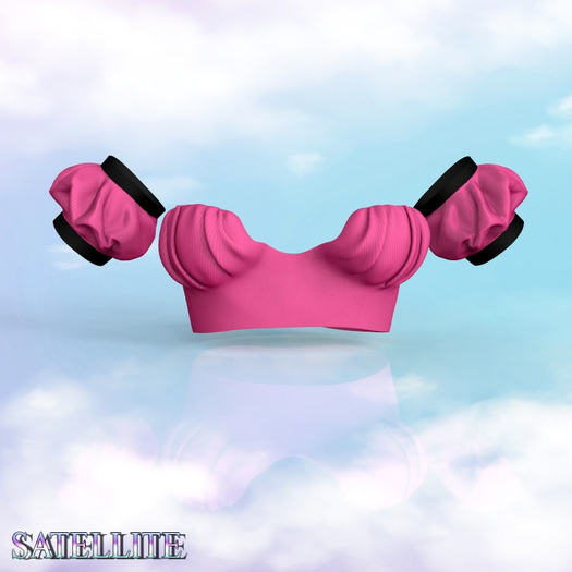 Pink Folds Top Bombshell