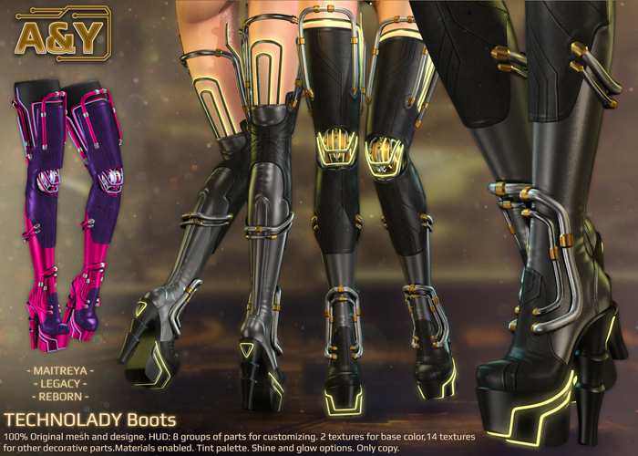 A&Y Technolady Boots - Pink