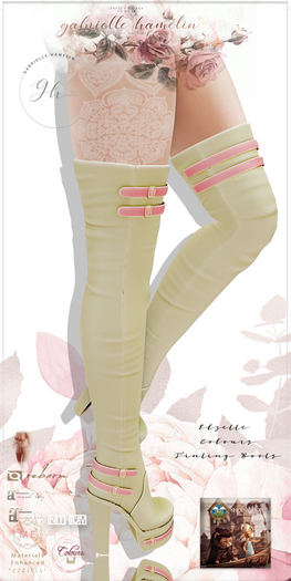 SL22B Second Life Gift Poster & Inworld Links Elzette Boots