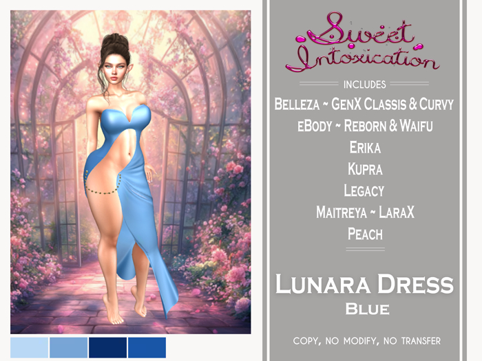 ::Sweet Intoxication:: Lunara Dress - Blue