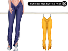 Addams // Hem Low Rise Ruched Pant // N*21