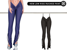 Addams // Hem Low Rise Ruched Pant // N*29